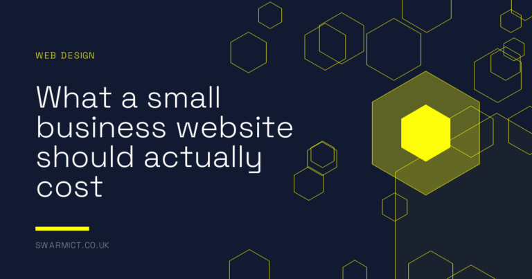 What a small business website should actually cost
