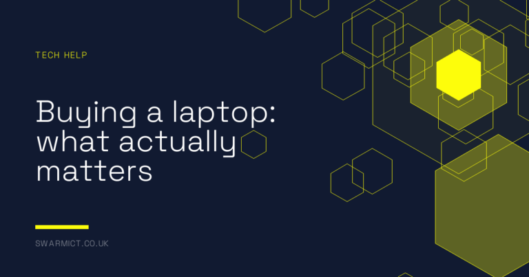 Buying a laptop: what actually matters